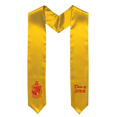 Delta Chi Embroidered Crest Graduation Stole | Delta Chi | Apparel > Stoles