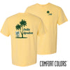 Delta Upsilon Comfort Colors Good Vibes Palm Tree Tee
