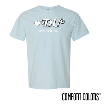 New! Delta Upsilon Comfort Colors Retro Sweetheart Tee | Delta Upsilon | Shirts > Short sleeve t-shirts