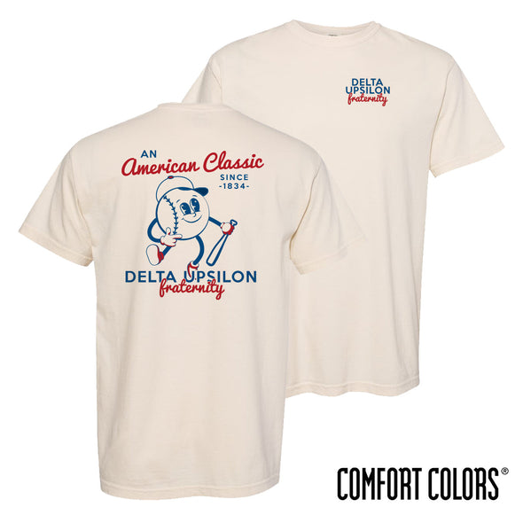 Delta Upsilon Comfort Colors American Classic Short Sleeve Tee