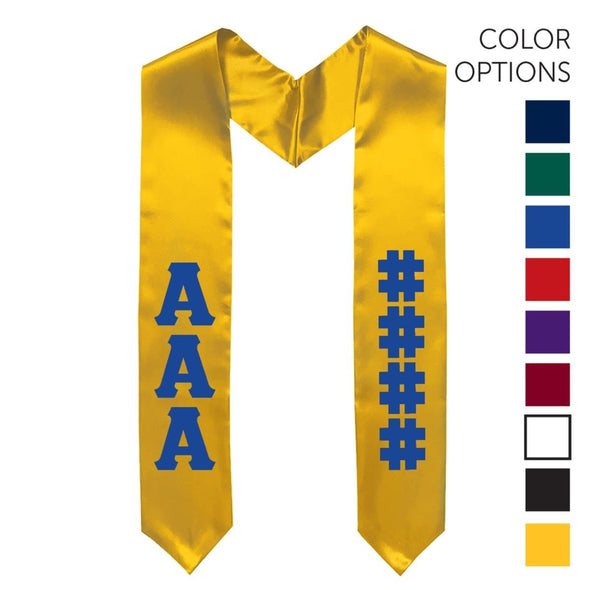 Beta Pick Your Own Colors Graduation Stole | Beta Theta Pi | Apparel > Stoles