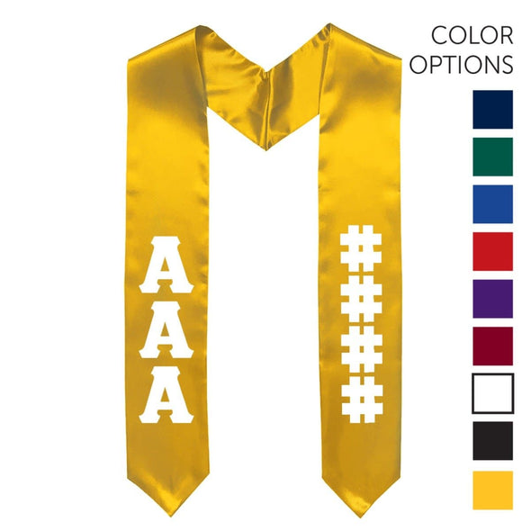 Phi Tau Pick Your Own Colors Graduation Stole | Phi Kappa Tau | Apparel > Stoles