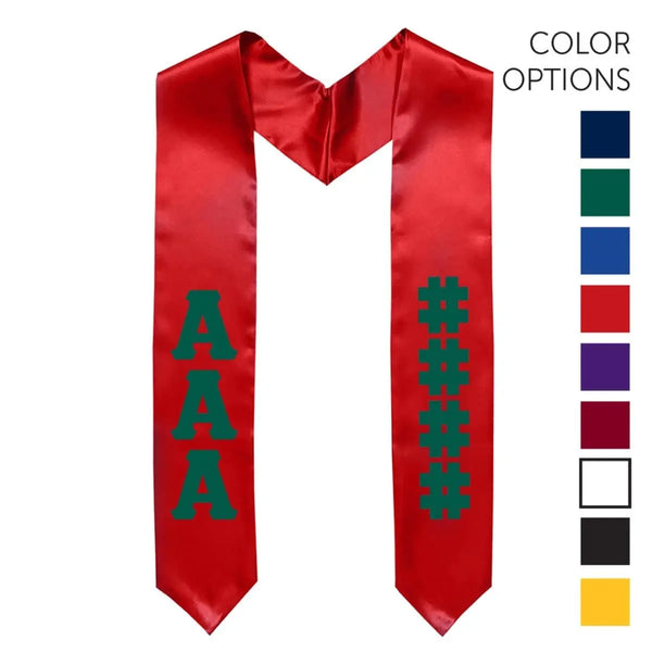 ZBT Pick Your Own Colors Graduation Stole – Campus Classics
