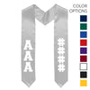 Delta Sig Pick Your Own Colors Graduation Stole | Delta Sigma Phi | Apparel > Stoles