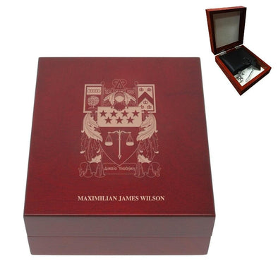 DU Personalized Rosewood Box | Delta Upsilon | Household items > Keepsake boxes