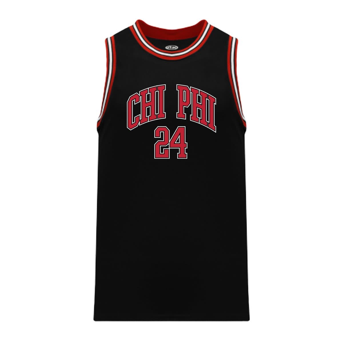 Chi Phi Black Basketball Jersey