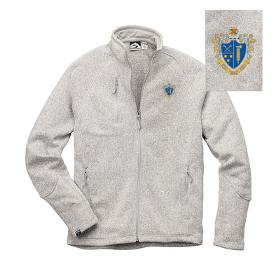 Chi Phi Embroidered Crest Full Zip