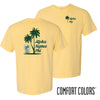 Alpha Sig Comfort Colors Good Vibes Palm Tree Tee