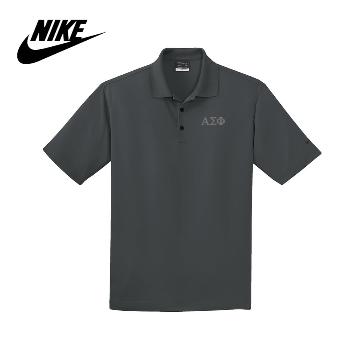 Alpha Sig Nike Embroidered Performance Polo – Campus Classics