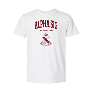 New! Alpha Sig Class of 2024 Graduation T-Shirt