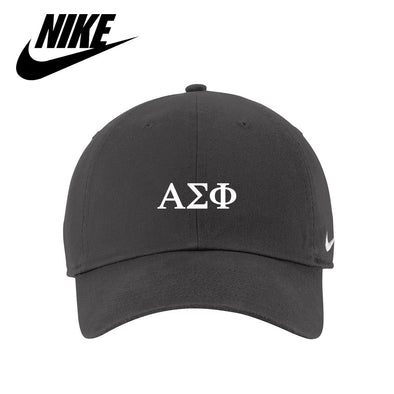Alpha Sig Nike Heritage Hat With Greek Letters