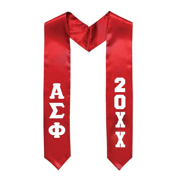 Alpha Sig Graduation Stole | Alpha Sigma Phi | Apparel > Stoles