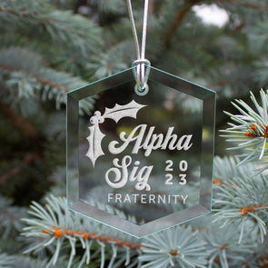 Alpha Sig 2023 Limited Edition Holiday Ornament