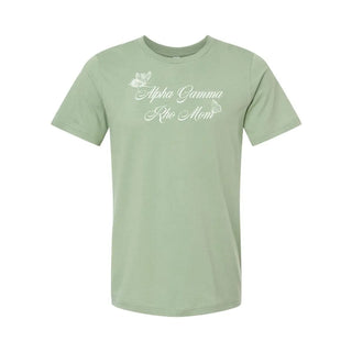 AGR Sage Green Mom Tee Alpha Gamma Rho