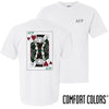 AGR Comfort Colors White King of Hearts Short Sleeve Tee | Alpha Gamma Rho | Shirts > Short sleeve t-shirts