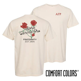 AGR Rosebud Ivory Short Sleeve Tee Alpha Gamma Rho