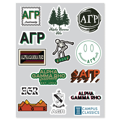 AGR Retro Sticker Sheet