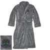 Delta Sig Charcoal Ultra Soft Robe | vendor-unknown | Loungewear > Bath robes