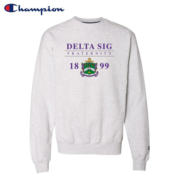 Delta Sig Classic Champion Crewneck | Delta Sigma Phi | Sweatshirts > Crewneck sweatshirts