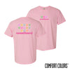New! Delta Sig Comfort Colors Candy Hearts Short Sleeve Tee