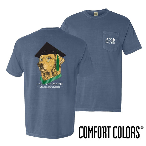 Delta Sig Comfort Colors Retriever Grad Tee | Delta Sigma Phi | Shirts > Short sleeve t-shirts
