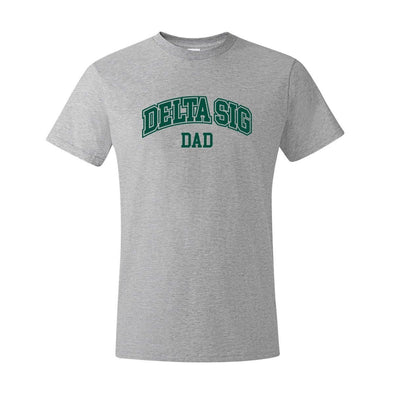 Delta Sig Heather Gray Dad Tee | Delta Sigma Phi | Shirts > Short sleeve t-shirts