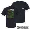 Delta Sig Comfort Colors Neon Warp Short Sleeve Pocket Tee