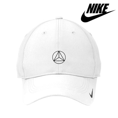 Delta Sig White Nike Dri-FIT Performance Hat | Delta Sigma Phi | Headwear > Billed hats