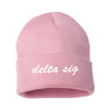 Delta Sig Pink Sweetheart Beanie | Delta Sigma Phi | Headwear > Beanies