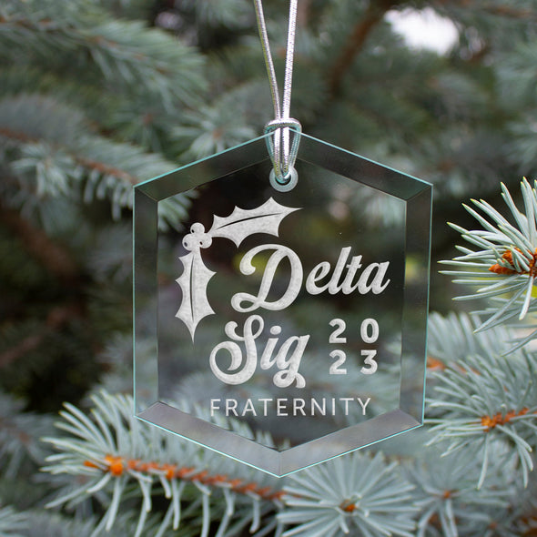 New! Delta Sig 2023 Limited Edition Holiday Ornament