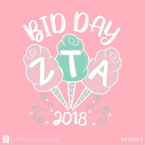 Zeta Tau Alpha - Bid Day - 2018 | Custom Campus Classics |