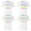 Repeating Rainbow Fam Tees | Campus Classics | T Shirts