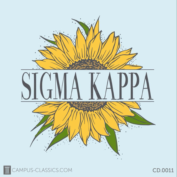 Blue Sunflower Sigma Kappa