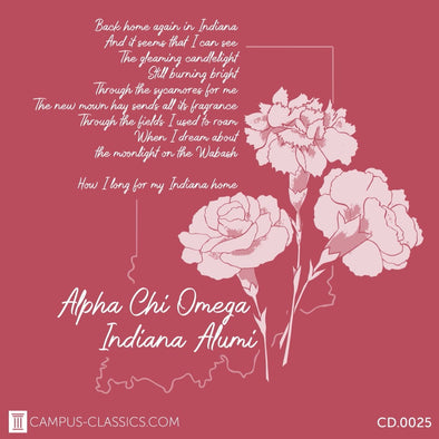 Red State Flower Song Alpha Chi Omega