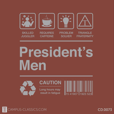 Red Icon Label President's Men