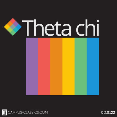 Black Colorful Logo Theta Chi