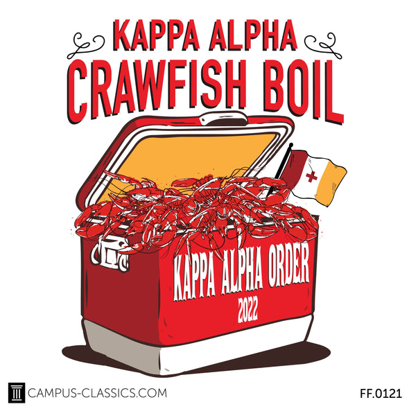 White Red Kappa Alpha Crawfish Boil Philanthropy