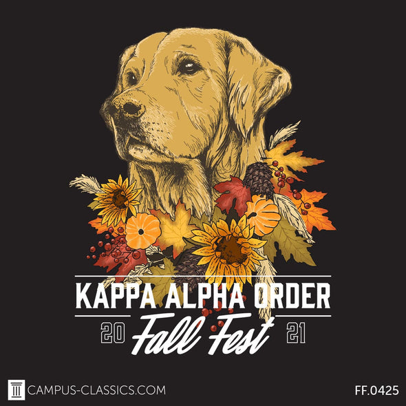 Black Fall Wreath Retriever Kappa Alpha Order