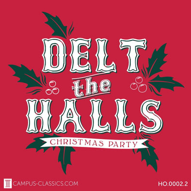Red Holly Christmas Delta Tau Delta