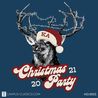Navy Deer Christmas Party Kappa Alpha