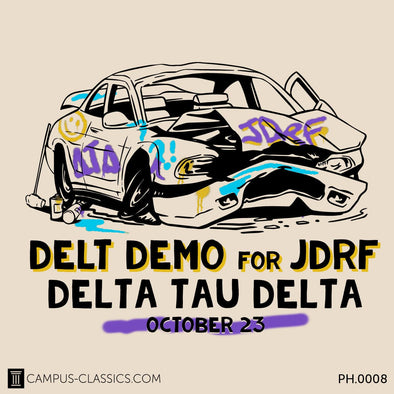 Tan Car Demolition Delta Tau Delta