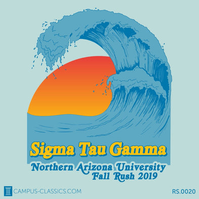 Teal Sunset Wave Rush Sigma Tau Gamma