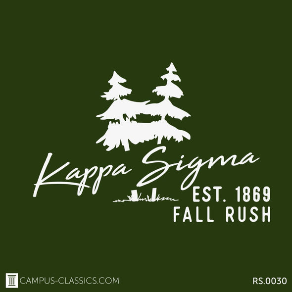 Green Pine Trees Rush Kappa Sigma