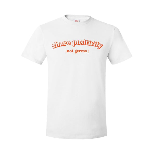 White Short Sleeve Positivity Tee | Campus Classics | Tshirts